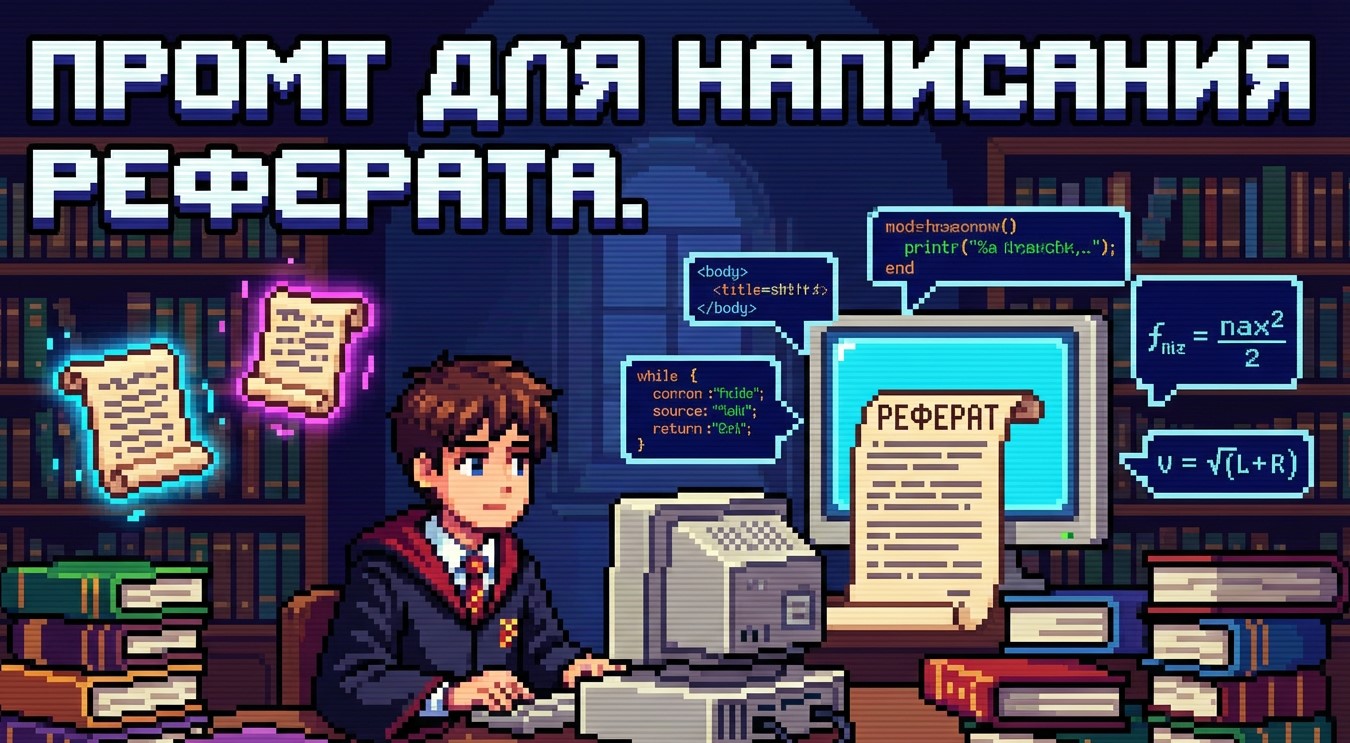Промт для написания реферата