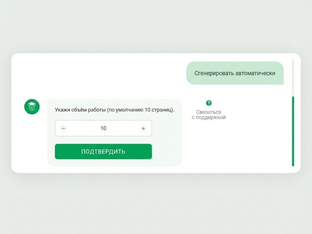 Объем работы